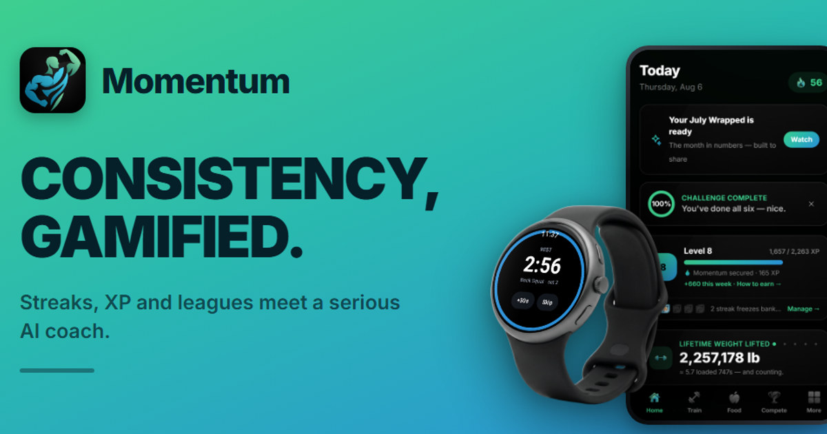 Momentum banner